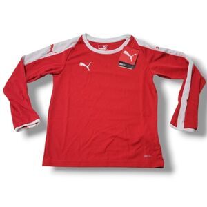 New Puma Shirt Size Small S Youth Puma DryCell LIGA Jersey LS Jr Long Sleeve NWT